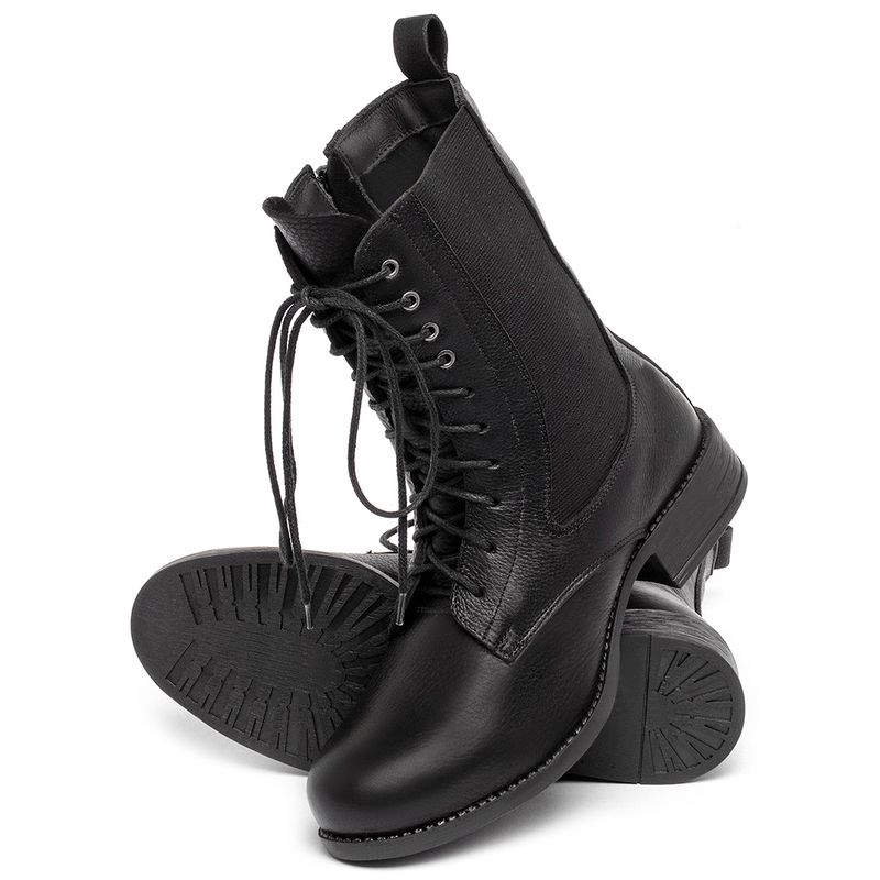 Laranja_Lima_Shoes_Sapatos_Femininos___Bota___Cano_Medio_Salto_de_3_cm_em_Couro_Preto_-_Codigo_-_141383_2