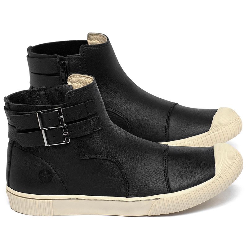 Laranja_Lima_Shoes_Sapatos_Femininos___Tenis___Cano_Alto_em_Couro_Preto_-_Codigo_-_148078_1