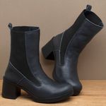 Laranja_Lima_Shoes_Sapatos_Femininos___Bota___Cano_Medio_Salto_de_5_cm_em_Couro_Marinho_-_Codigo_-_141387_3