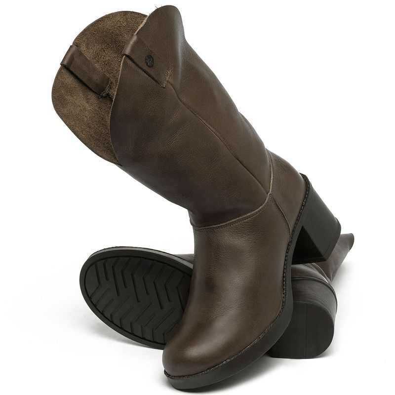 Laranja_Lima_Shoes_Sapatos_Femininos___Bota___Cano_Curto_Salto_de_5_cm_em_Couro_Cafe_-_Codigo_-_141259_4