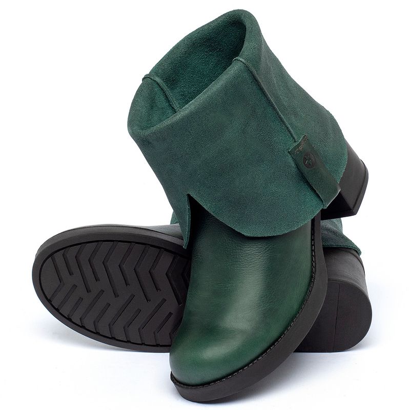 Laranja_Lima_Shoes_Sapatos_Femininos___Bota___Cano_Curto_Salto_de_5_cm_em_Couro_Verde_-_Codigo_-_141259_2