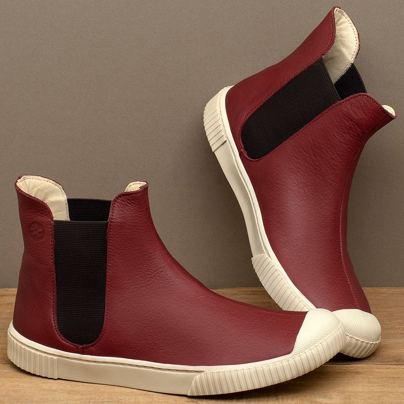 Laranja_Lima_Shoes_Sapatos_Femininos___Tenis___Cano_Alto_em_Couro_Vermelho_-_Codigo_-_148080_3
