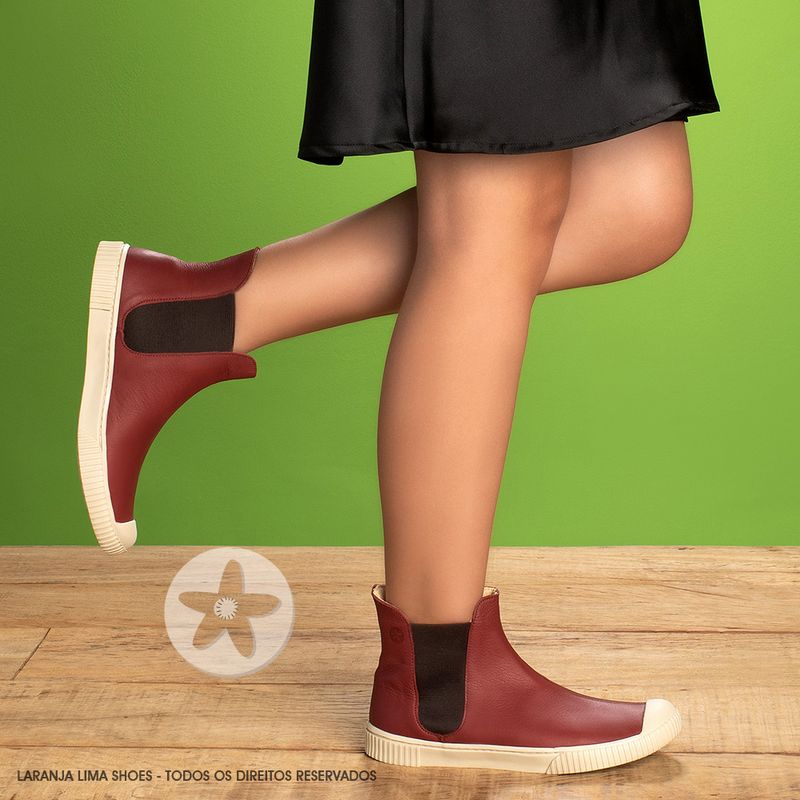 Laranja_Lima_Shoes_Sapatos_Femininos___Tenis___Cano_Alto_em_Couro_Vermelho_-_Codigo_-_148080_8