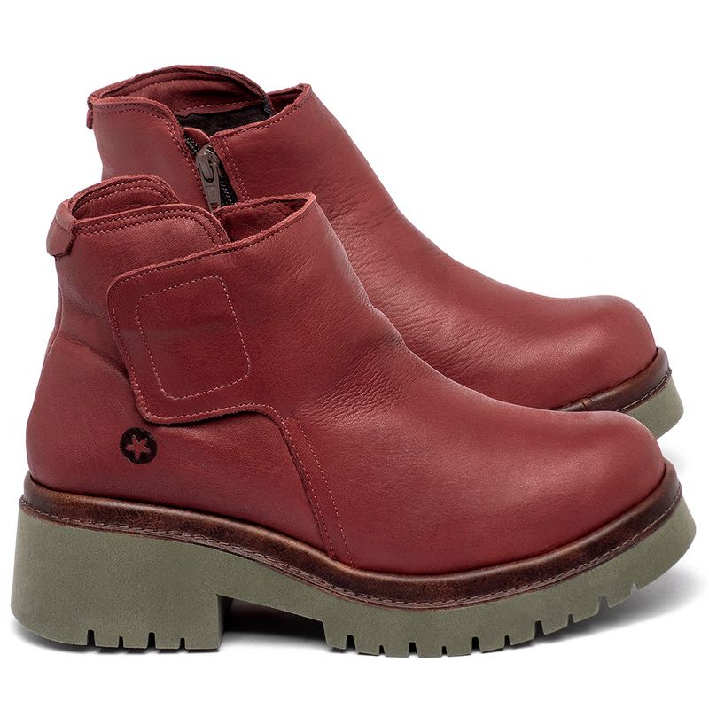 Laranja_Lima_Shoes_Sapatos_Femininos___Bota___Cano_Curto_Salto_de_4_cm_em_Couro_Vermelho_-_Codigo_-_153055_1