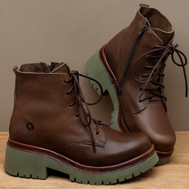 Laranja_Lima_Shoes_Sapatos_Femininos___Bota___Cano_Curto_Salto_de_4_cm_em_Couro_Cafe_-_Codigo_-_153053_3