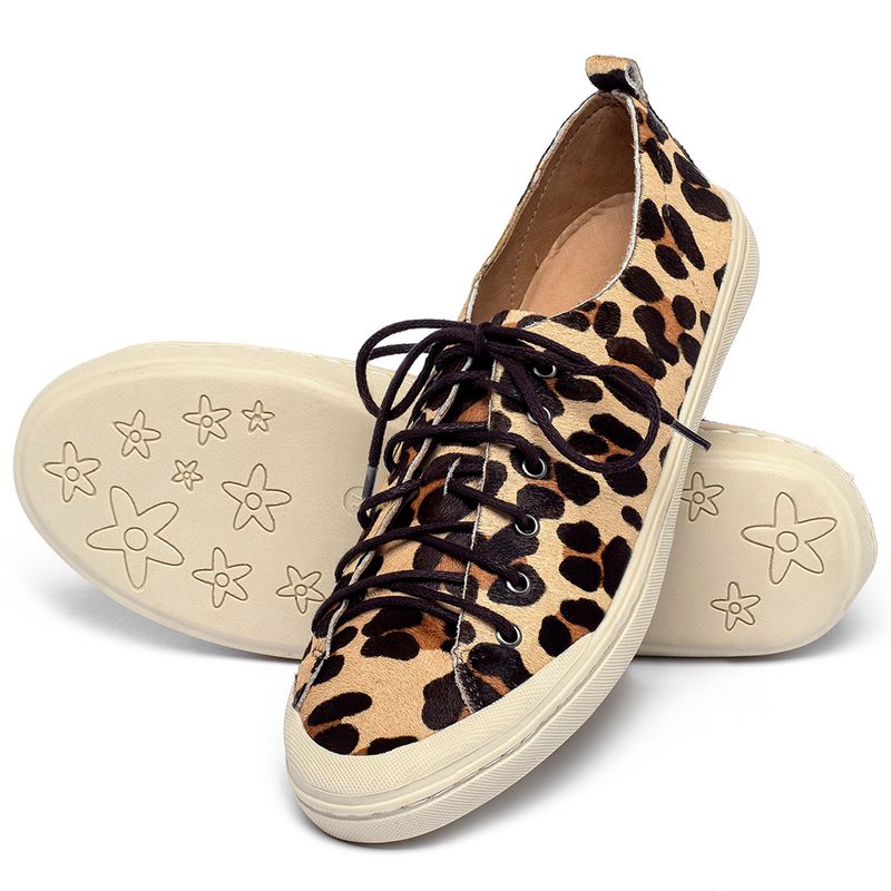Laranja_Lima_Shoes_Sapatos_Femininos___Tenis___Cano_Baixo_em_Couro_Onca_-_Codigo_-_141199_2