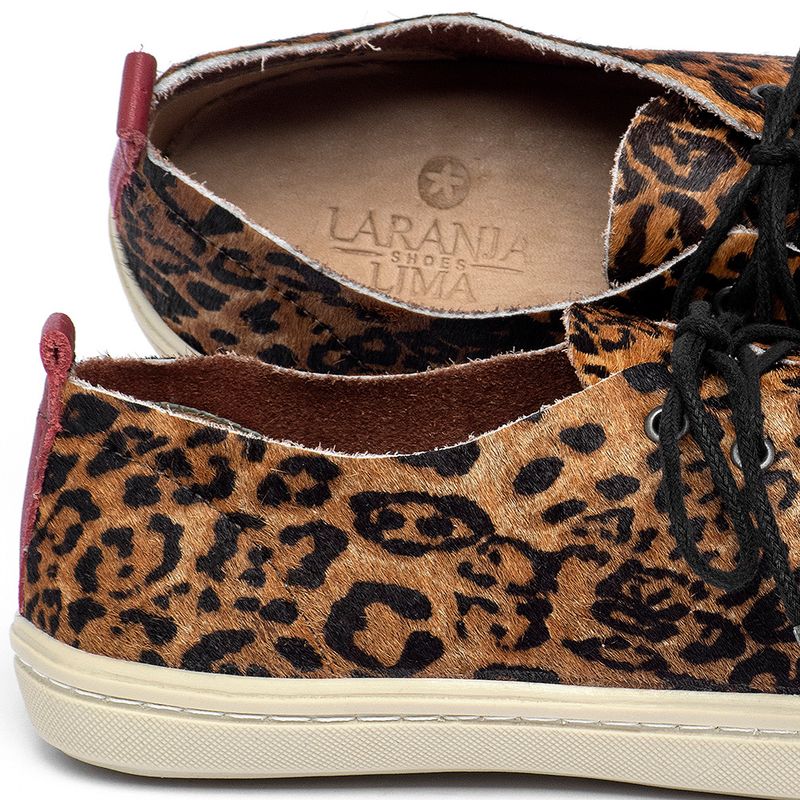 Laranja_Lima_Shoes_Sapatos_Femininos___Tenis___Cano_Baixo_em_Couro_Onca_-_Codigo_-_141199_5