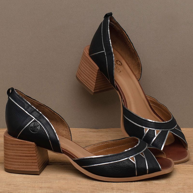 Laranja_Lima_Shoes_Sapatos_Femininos___Sandalia___Laranja_Lima_Shoes_Classic_Salto_de_5_cm_em_Couro_Preto_-_Codigo_-_3888_3