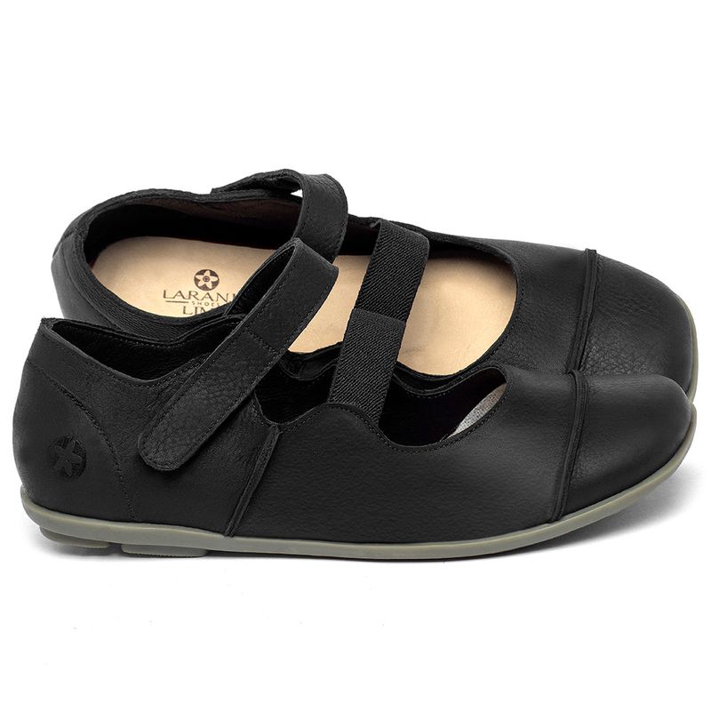 Laranja_Lima_Shoes_Sapatos_Femininos___Sapatilha___Bico_Quadrado_em_Couro_Preto_-_Codigo_-_9616_1