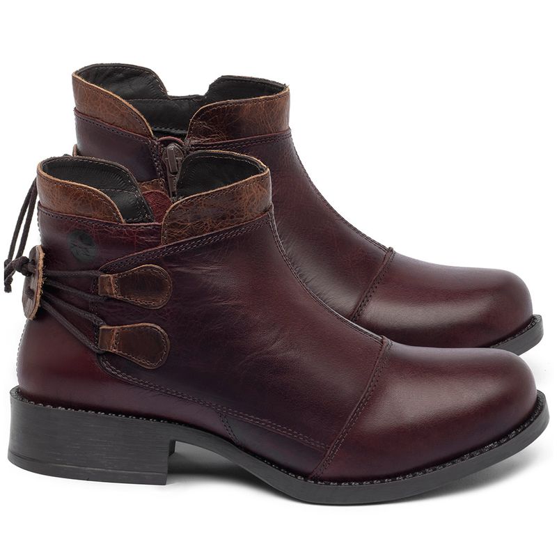 Laranja_Lima_Shoes_Sapatos_Femininos___Bota___Cano_Curto_Salto_de_3_cm_em_Couro_Vinho_-_Codigo_-_141133_1