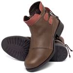 Laranja_Lima_Shoes_Sapatos_Femininos___Bota___Cano_Curto_Salto_de_3_cm_em_Couro_Cafe_-_Codigo_-_141133_2