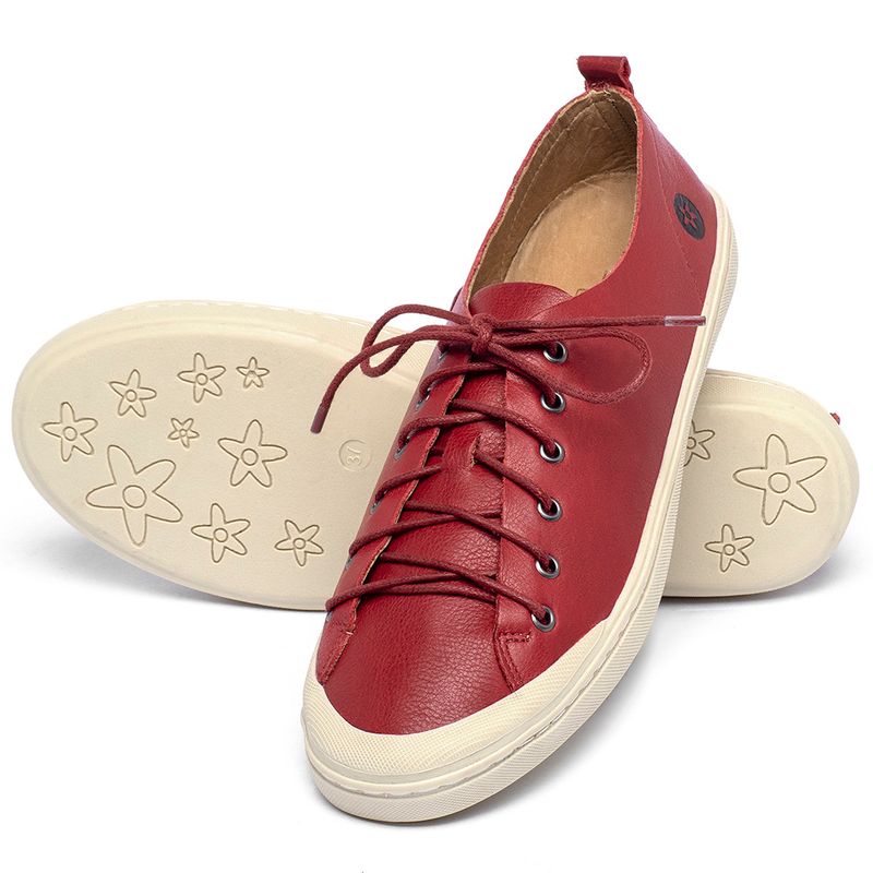 Laranja_Lima_Shoes_Sapatos_Femininos___Tenis___Cano_Baixo_em_Couro_Vermelho_-_Codigo_-_141112_2