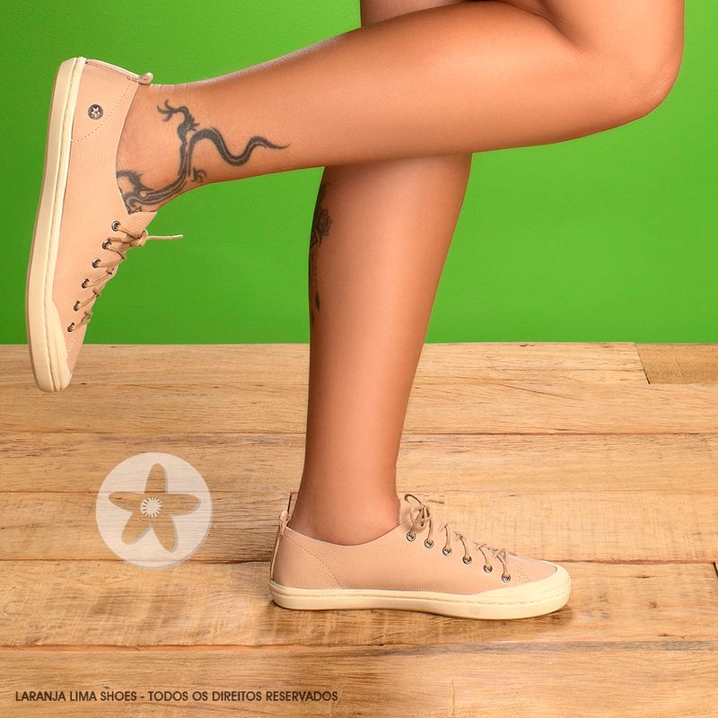 Laranja_Lima_Shoes_Sapatos_Femininos___Tenis___Cano_Baixo_em_Couro_Nude_-_Codigo_-_141112_7