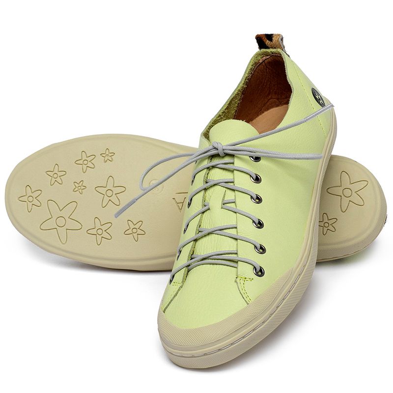 Laranja_Lima_Shoes_Sapatos_Femininos___Tenis___Cano_Baixo_em_Couro_Amarelo_-_Codigo_-_141112_2