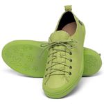 Laranja_Lima_Shoes_Sapatos_Femininos___Tenis___Cano_Baixo_em_Couro_Verde_-_Codigo_-_141112_2