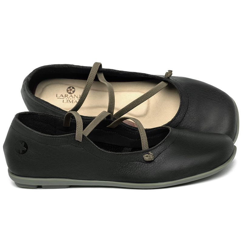 Laranja_Lima_Shoes_Sapatos_Femininos___Sapatilha___Bico_Quadrado_em_Couro_Preto_-_Codigo_-_9471_1