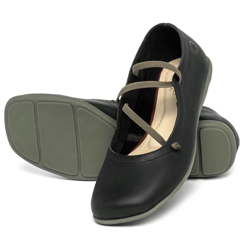 Laranja_Lima_Shoes_Sapatos_Femininos___Sapatilha___Bico_Quadrado_em_Couro_Preto_-_Codigo_-_9471_2