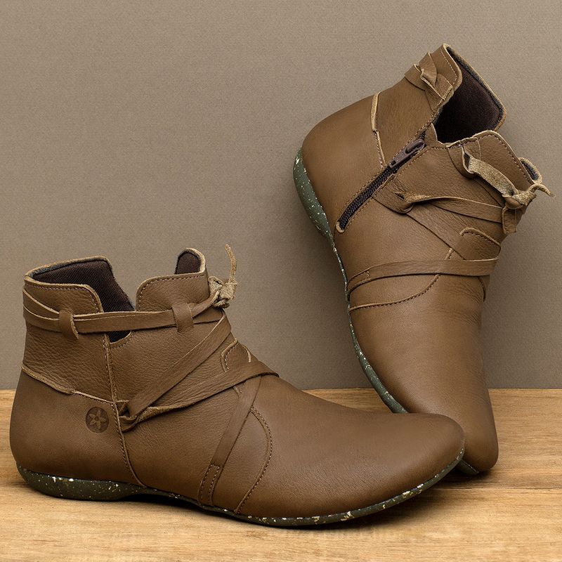 Laranja_Lima_Shoes_Sapatos_Femininos___Flat___Boot_em_Couro_Caramelo_-_Codigo_-_148022_3