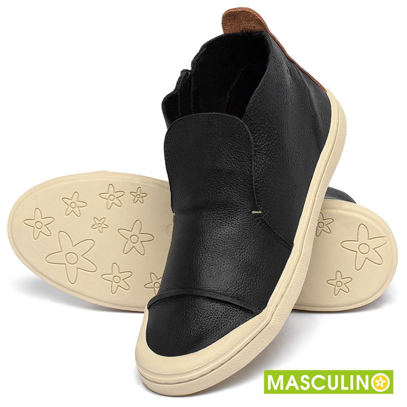 Laranja_Lima_Shoes_Sapatos_Masculinos___Tenis_Masculino___Cano_Alto_em_Couro_Preto_-_Codigo_-_141086_2