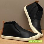 Laranja_Lima_Shoes_Sapatos_Masculinos___Tenis_Masculino___Cano_Alto_em_Couro_Preto_-_Codigo_-_141086_3