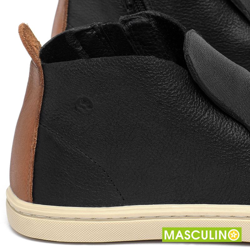 Laranja_Lima_Shoes_Sapatos_Masculinos___Tenis_Masculino___Cano_Alto_em_Couro_Preto_-_Codigo_-_141086_5