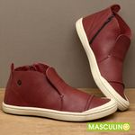 Laranja_Lima_Shoes_Sapatos_Masculinos___Tenis_Masculino___Cano_Alto_em_Couro_Vermelho_-_Codigo_-_141086_3