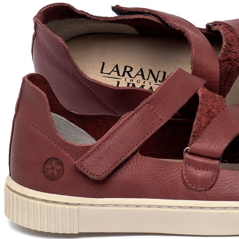 Laranja_Lima_Shoes_Sapatos_Femininos___Tenis___Cano_Baixo_em_Couro_Vermelho_-_Codigo_-_148069_5
