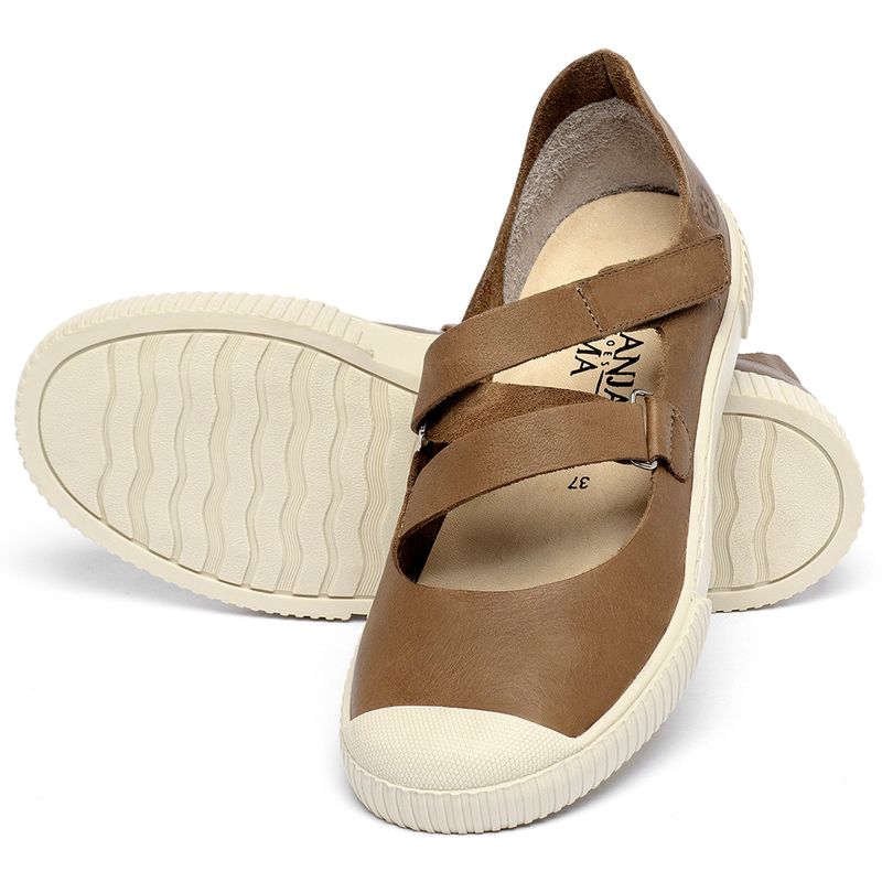Laranja_Lima_Shoes_Sapatos_Femininos___Tenis___Cano_Baixo_em_Couro_Caramelo_-_Codigo_-_148069_2