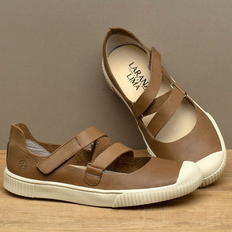 Laranja_Lima_Shoes_Sapatos_Femininos___Tenis___Cano_Baixo_em_Couro_Caramelo_-_Codigo_-_148069_3