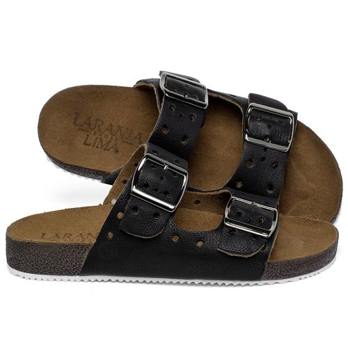 Birken em Couro Preto - Codigo - 148032