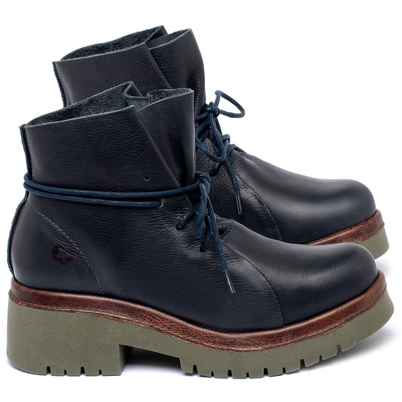 Laranja_Lima_Shoes_Sapatos_Femininos___Bota___Cano_Curto_Salto_de_4_cm_em_Couro_Marinho_-_Codigo_-_153054_1