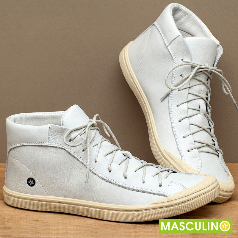 Laranja_Lima_Shoes_Sapatos_Masculinos___Tenis_Masculino___Cano_Alto_em_Couro_Off-White_-_Codigo_-_141141_3