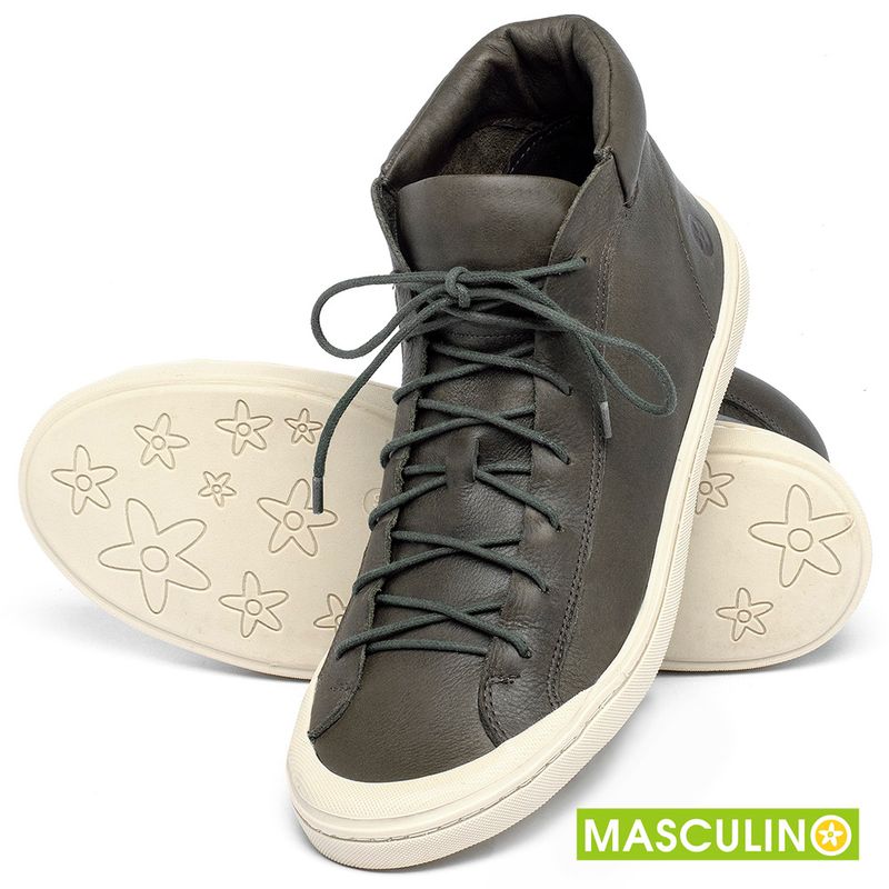 Laranja_Lima_Shoes_Sapatos_Masculinos___Tenis_Masculino___Cano_Alto_em_Couro_Musgo_-_Codigo_-_141141_2