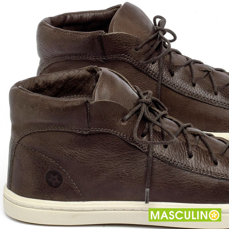 Laranja_Lima_Shoes_Sapatos_Masculinos___Tenis_Masculino___Cano_Alto_em_Couro_Cafe_-_Codigo_-_141141_5