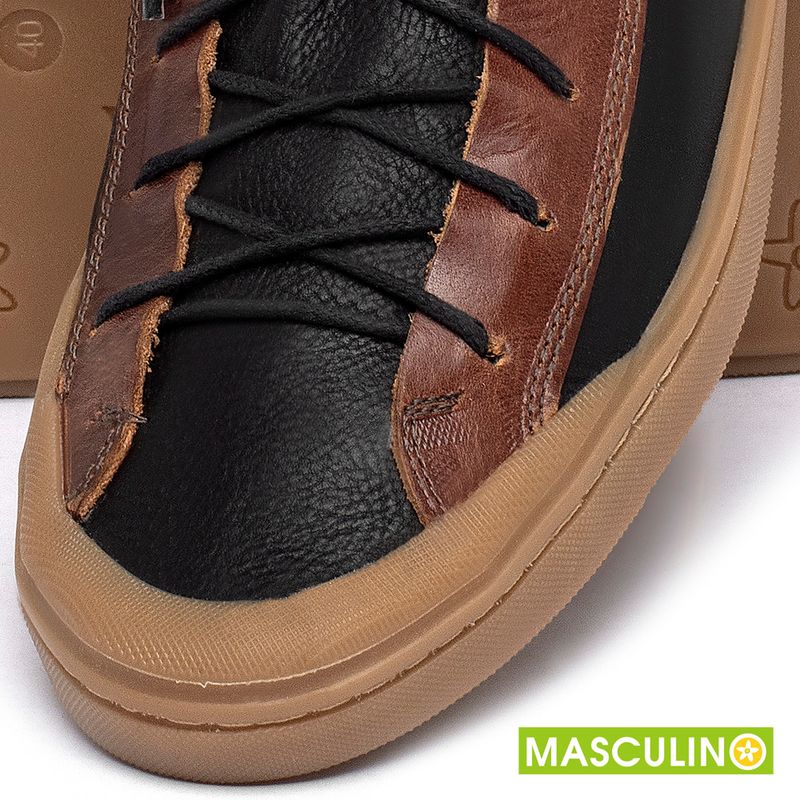 Laranja_Lima_Shoes_Sapatos_Masculinos___Tenis_Masculino___Cano_Alto_em_Couro_Bicolor_-_Codigo_-_141141_6