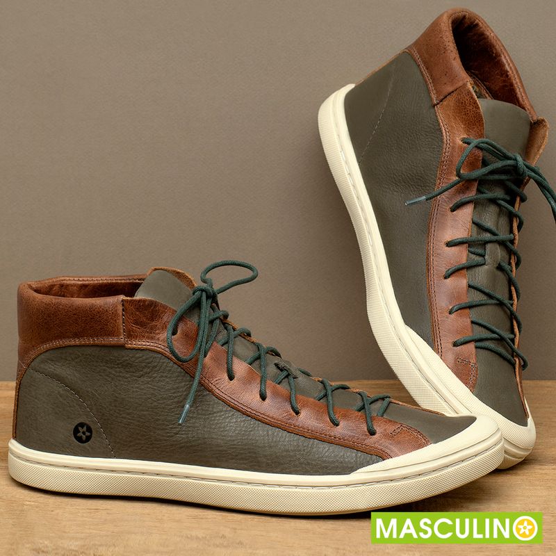 Laranja_Lima_Shoes_Sapatos_Masculinos___Tenis_Masculino___Cano_Alto_em_Couro_Bicolor_-_Codigo_-_141141_3