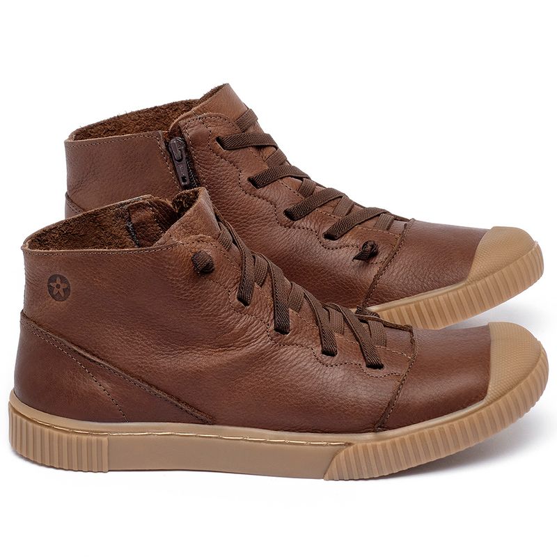 Laranja_Lima_Shoes_Sapatos_Femininos___Tenis___Cano_Alto_em_Couro_Marrom_-_Codigo_-_148049_1