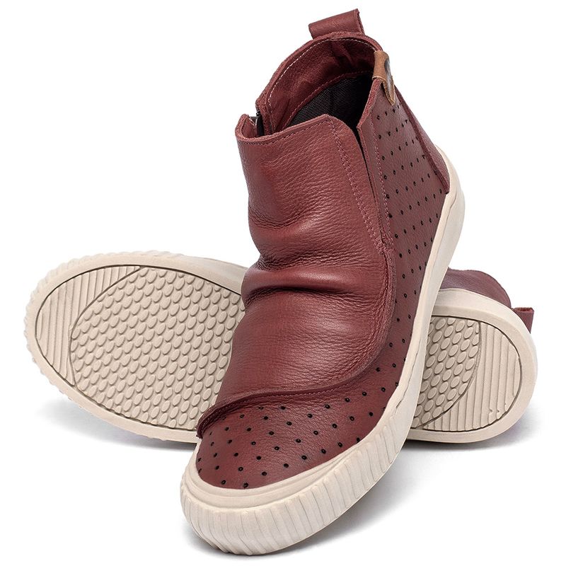 Laranja_Lima_Shoes_Sapatos_Femininos___Tenis___Cano_Alto_em_Couro_Vermelho_-_Codigo_-_153038_2