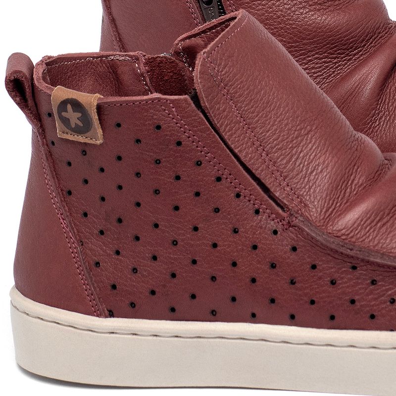 Laranja_Lima_Shoes_Sapatos_Femininos___Tenis___Cano_Alto_em_Couro_Vermelho_-_Codigo_-_153038_5