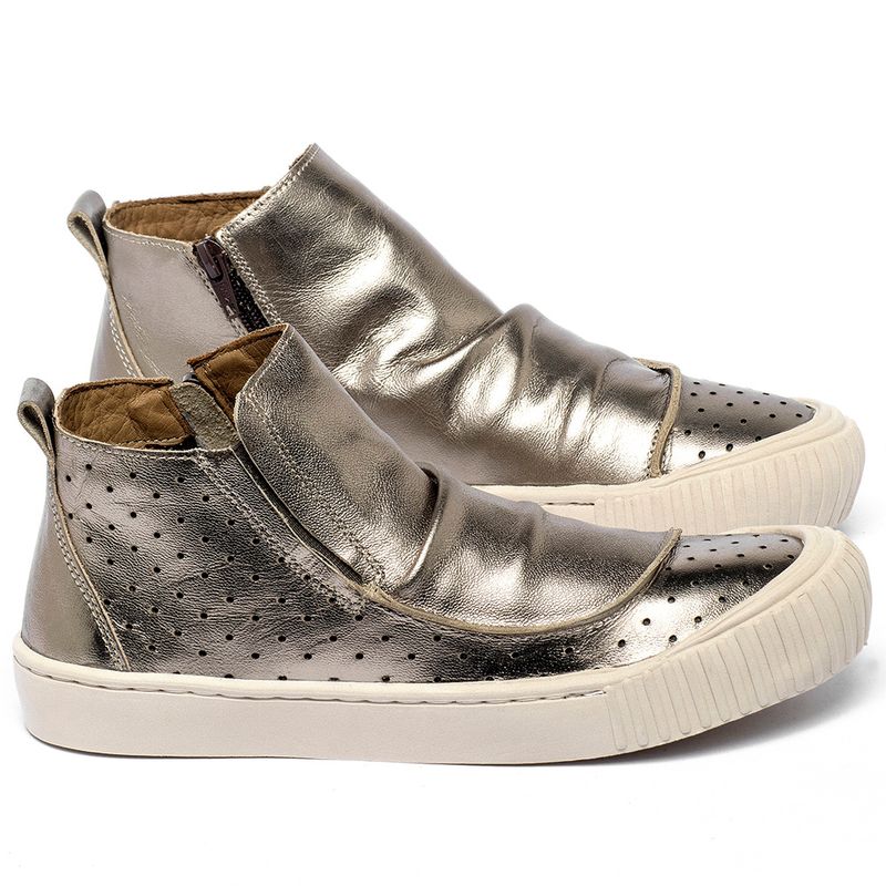 Laranja_Lima_Shoes_Sapatos_Femininos___Tenis___Cano_Alto_em_Couro_Metalizado_-_Codigo_-_153038_1
