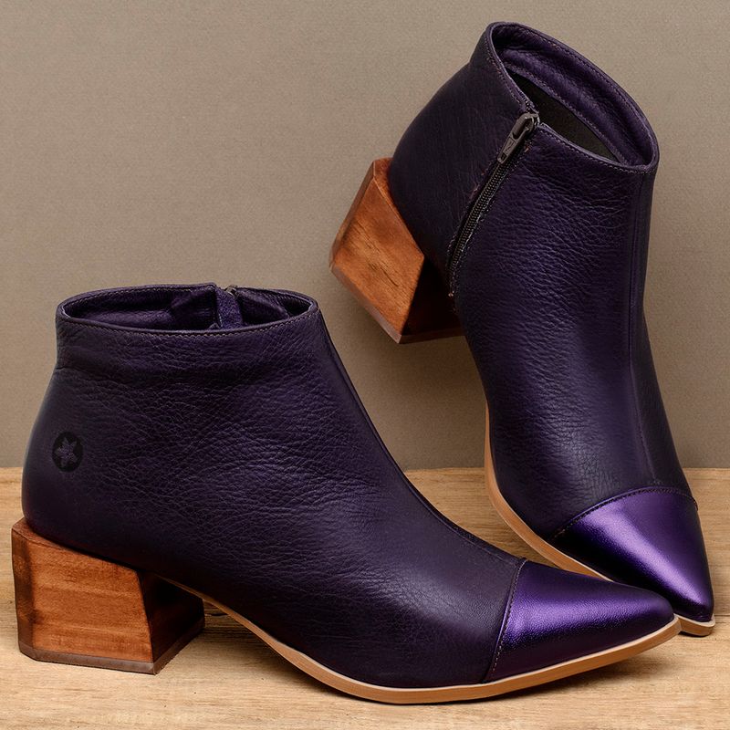 Laranja_Lima_Shoes_Sapatos_Femininos___Bota___Cano_Curto_Salto_de_5_cm_em_Couro_Floater_Roxo_-_Codigo_-_9613_3