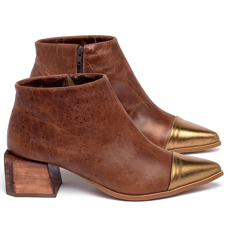 Laranja_Lima_Shoes_Sapatos_Femininos___Bota___Cano_Curto_Salto_de_5_cm_em_Couro_Floater_Marrom_-_Codigo_-_9613_1