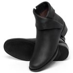 Laranja_Lima_Shoes_Sapatos_Femininos___Bota___Cano_Curto_Salto_de_2_cm_em_Couro_Preto_-_Codigo_-_152007_2