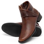 Laranja_Lima_Shoes_Sapatos_Femininos___Bota___Cano_Curto_Salto_de_2_cm_em_Couro_Marrom_-_Codigo_-_152007_2