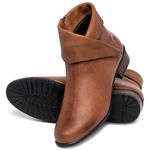 Laranja_Lima_Shoes_Sapatos_Femininos___Bota___Cano_Curto_Salto_de_2_cm_em_Couro_Marrom_-_Codigo_-_152007_2