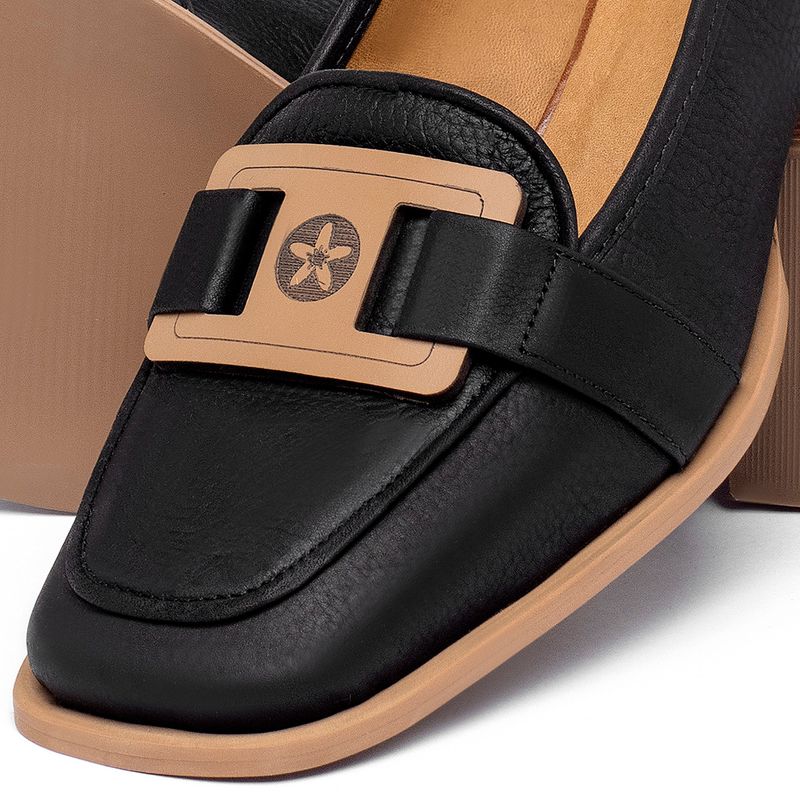 Laranja_Lima_Shoes_Sapatos_Femininos___Mocassim_Salto_de_3_cm_em_Couro_Preto_-_Codigo_-_3962_6