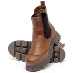 Laranja_Lima_Shoes_Sapatos_Femininos___Bota___Cano_Curto_Salto_de_5_cm_em_Couro_Marrom_-_Codigo_-_152027_2