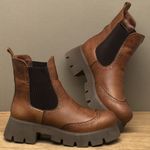 Laranja_Lima_Shoes_Sapatos_Femininos___Bota___Cano_Curto_Salto_de_5_cm_em_Couro_Marrom_-_Codigo_-_152027_3