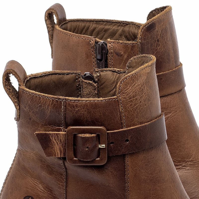 Laranja_Lima_Shoes_Sapatos_Femininos___Bota___Cano_Curto_Salto_de_7_cm_em_Couro_Marrom_-_Codigo_-_152030_5