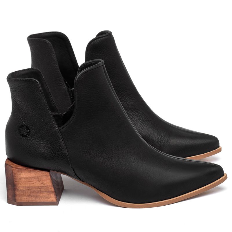 Laranja_Lima_Shoes_Sapatos_Femininos___Bota___Cano_Curto_Salto_de_4_cm_em_Couro_Preto_-_Codigo_-_9614_1